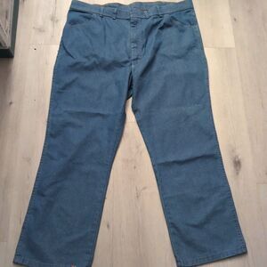NWT Wrangler Flex Fit Waist Denim Jeans Stretch Mens Size 46 Blue